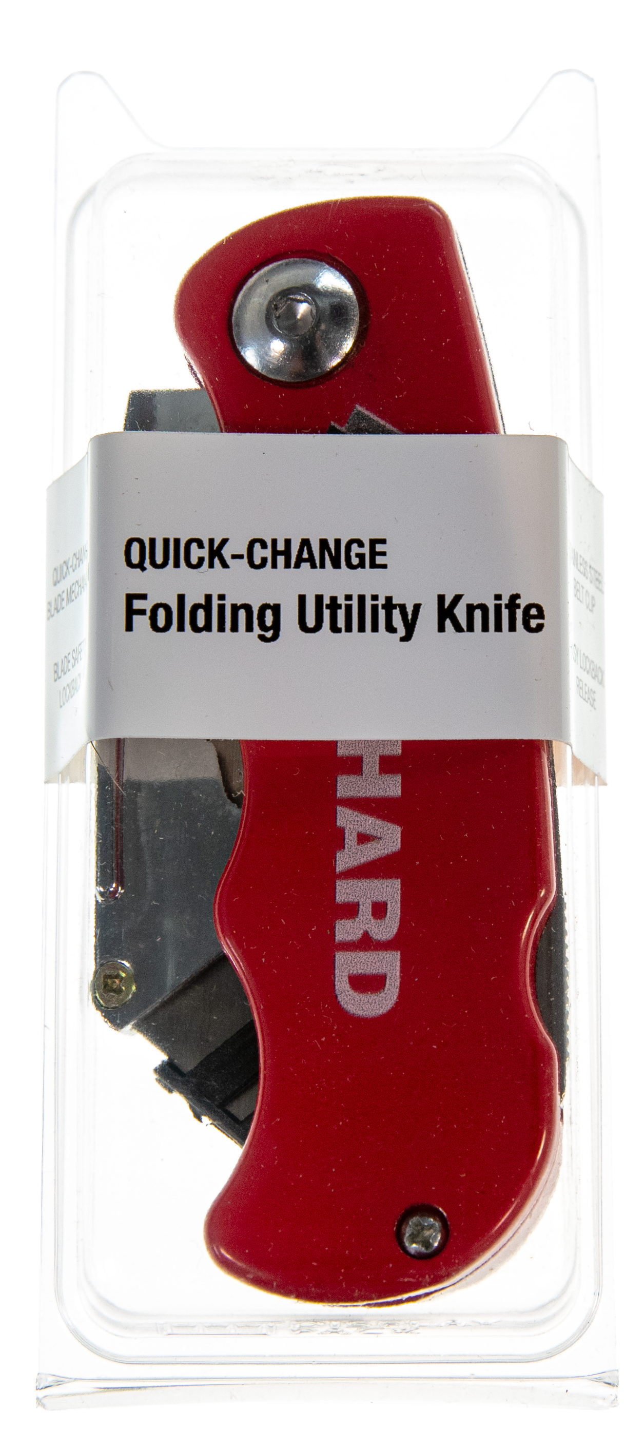 Rockhard Tools Flip-Style Locking Utility Knife with Quick-Change Blade