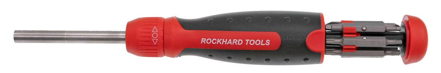 Rockhard Tools 13-in-1 Ratcheting Screwdriver with High-Torque Mechanism