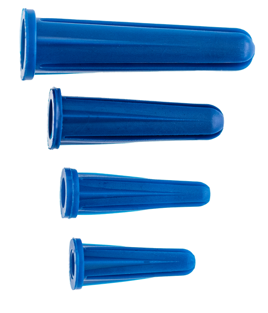 Assorted Plastic Wall Anchors (Conical, Rib, Super Rib) – Rockhard Tools