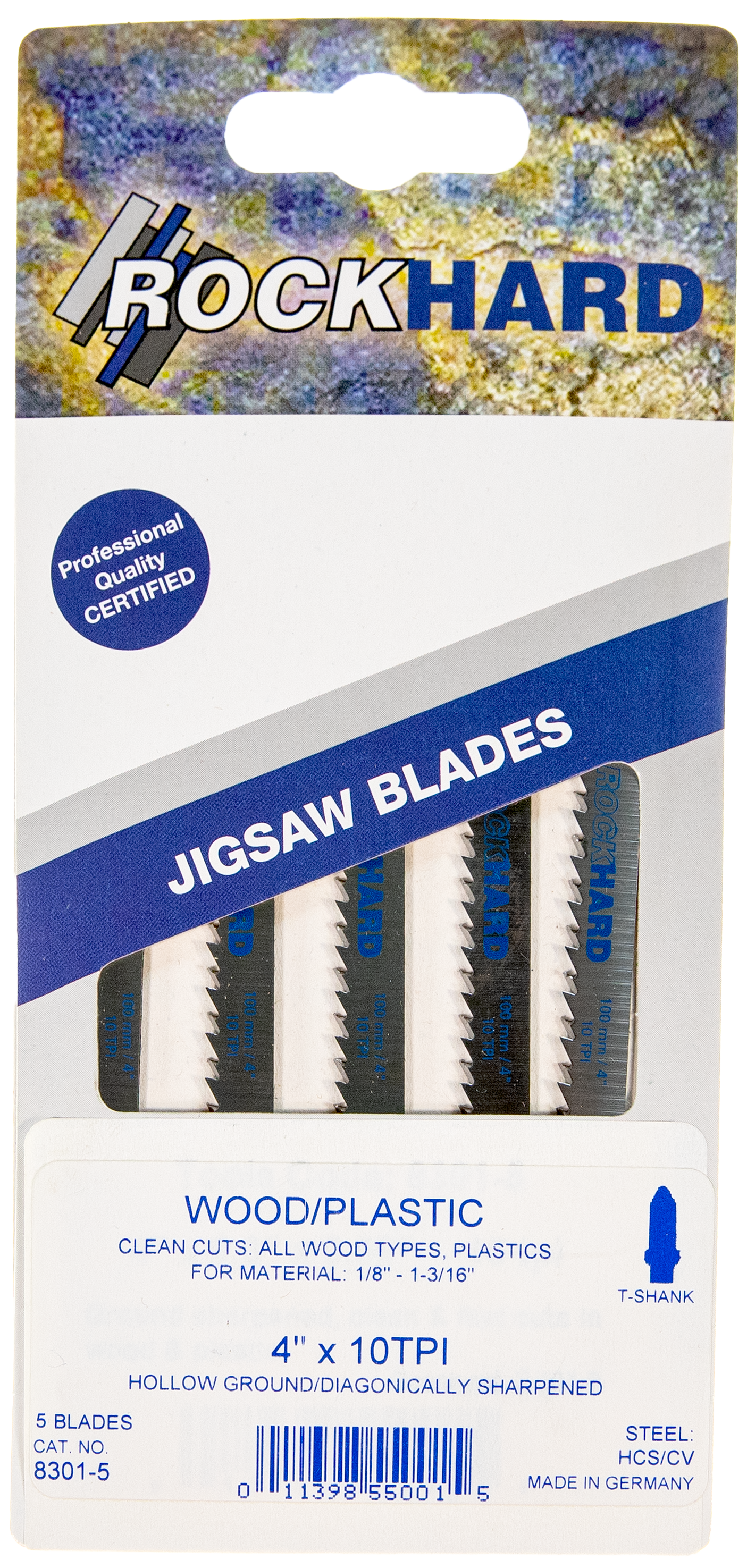Rockhard Tools Jigsaw Blades with Bosch® Shank