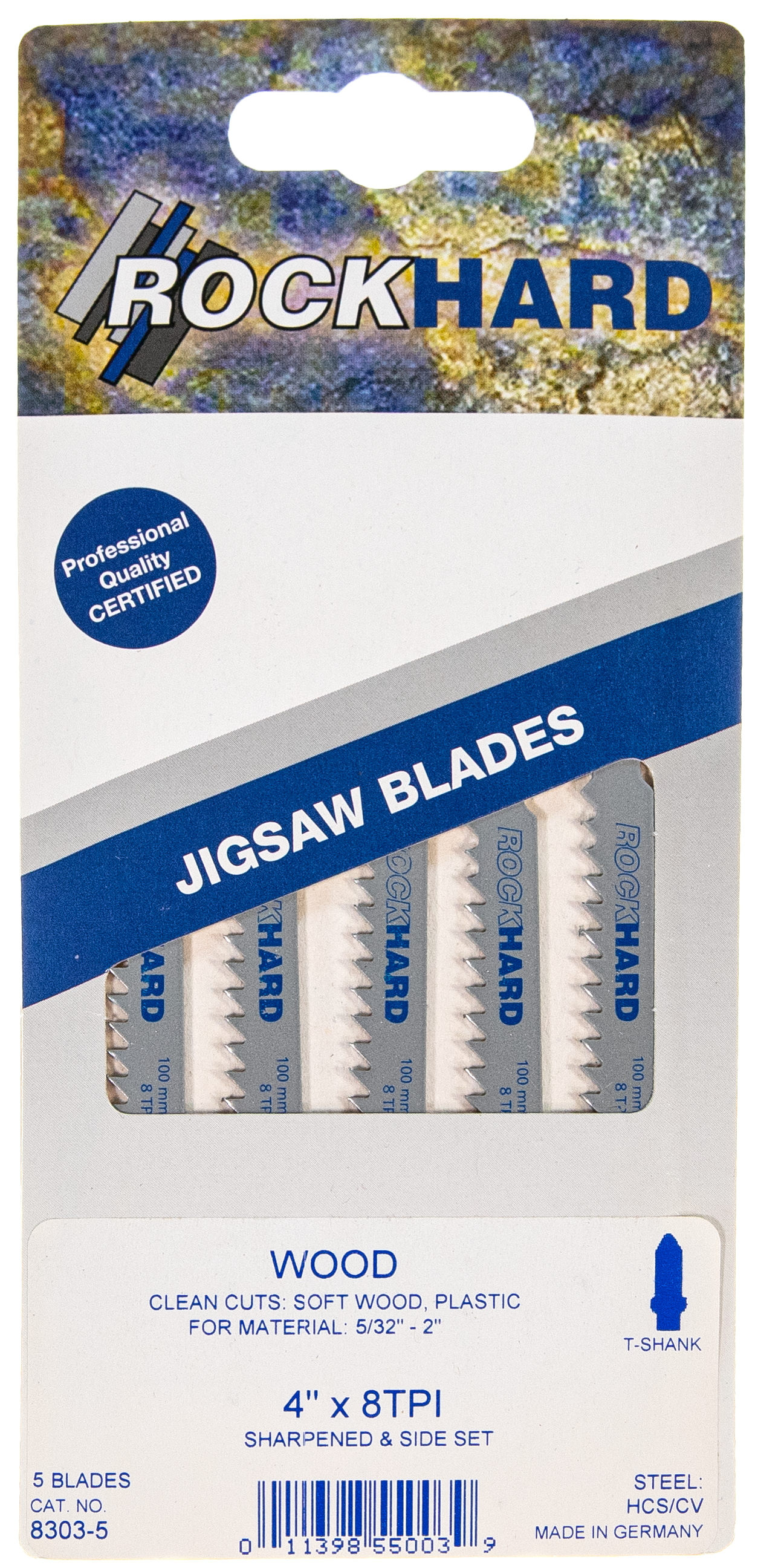 Rockhard Tools Jigsaw Blades with Bosch® Shank