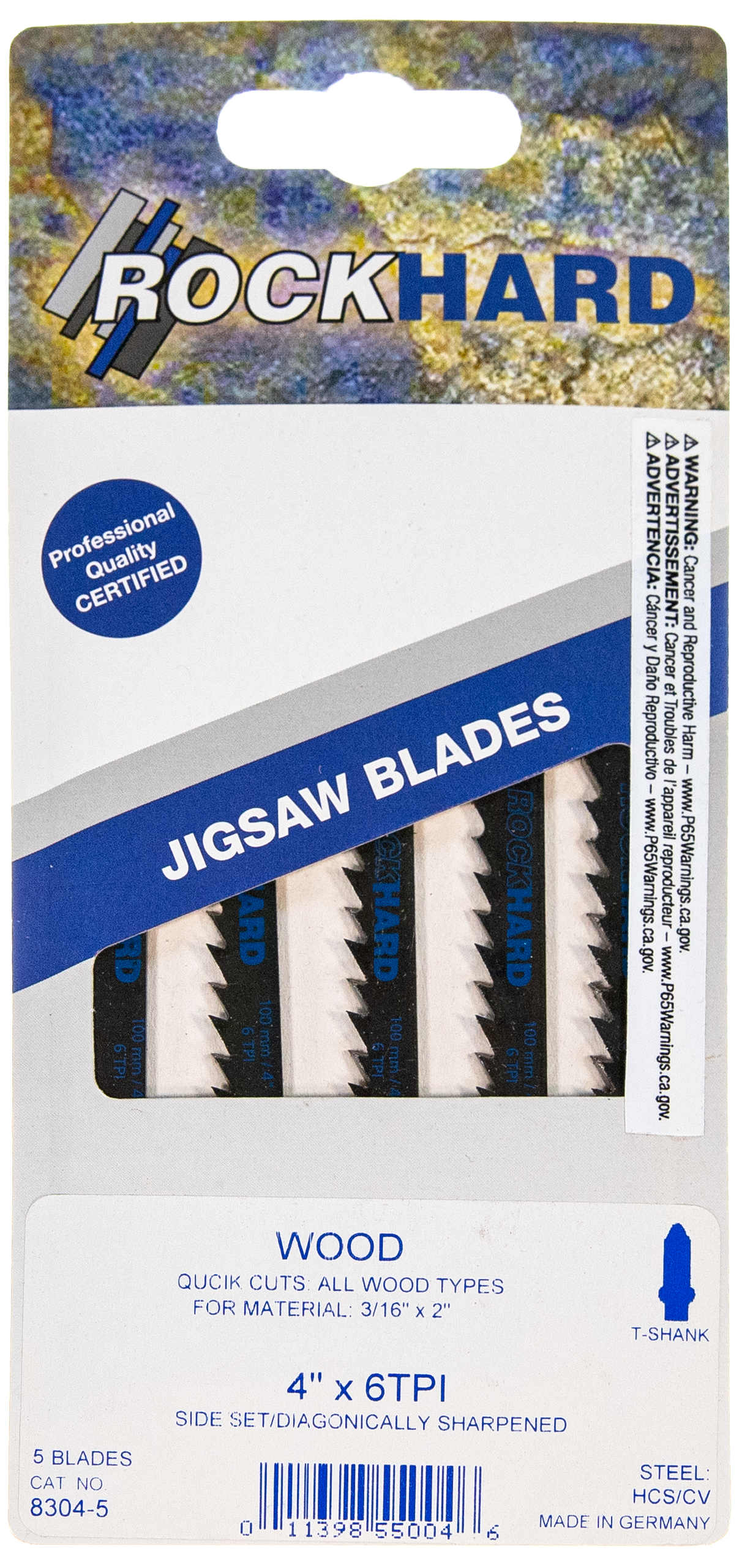Rockhard Tools Jigsaw Blades with Bosch® Shank