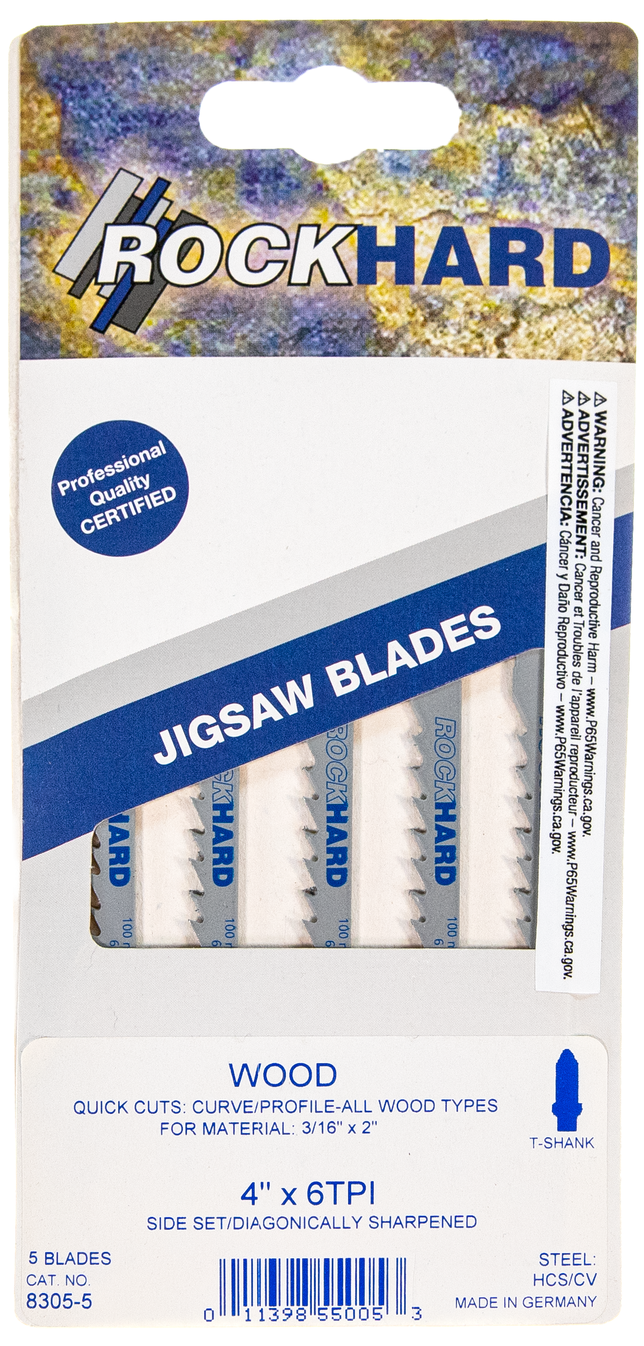Rockhard Tools Jigsaw Blades with Bosch® Shank