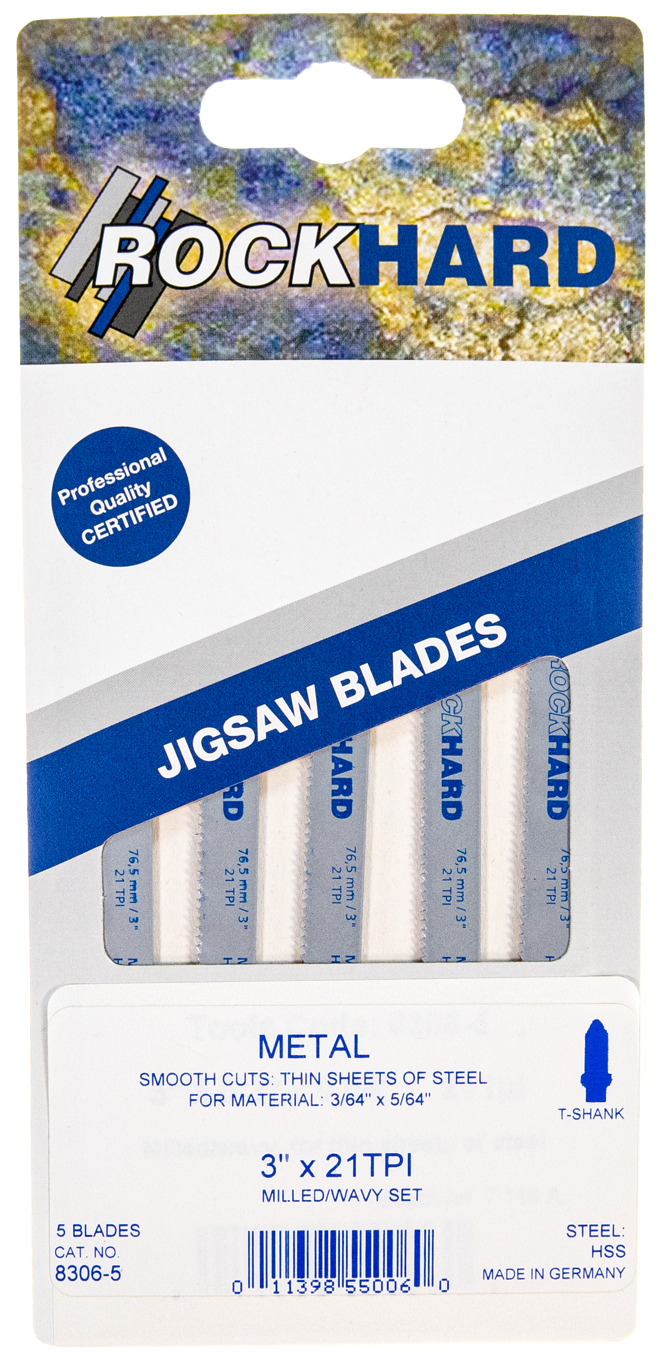 Rockhard Tools Jigsaw Blades with Bosch® Shank