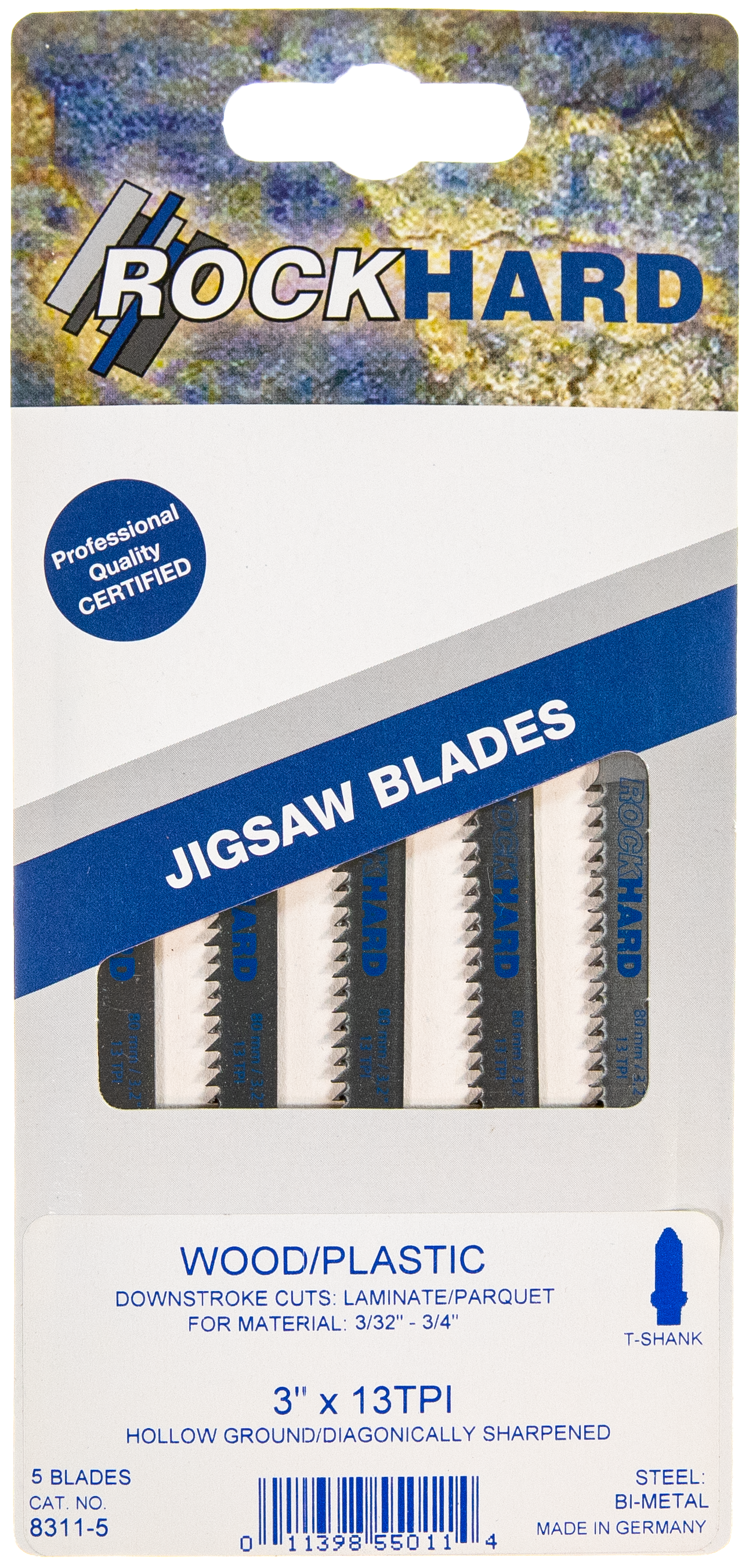 Rockhard Tools Jigsaw Blades with Bosch® Shank