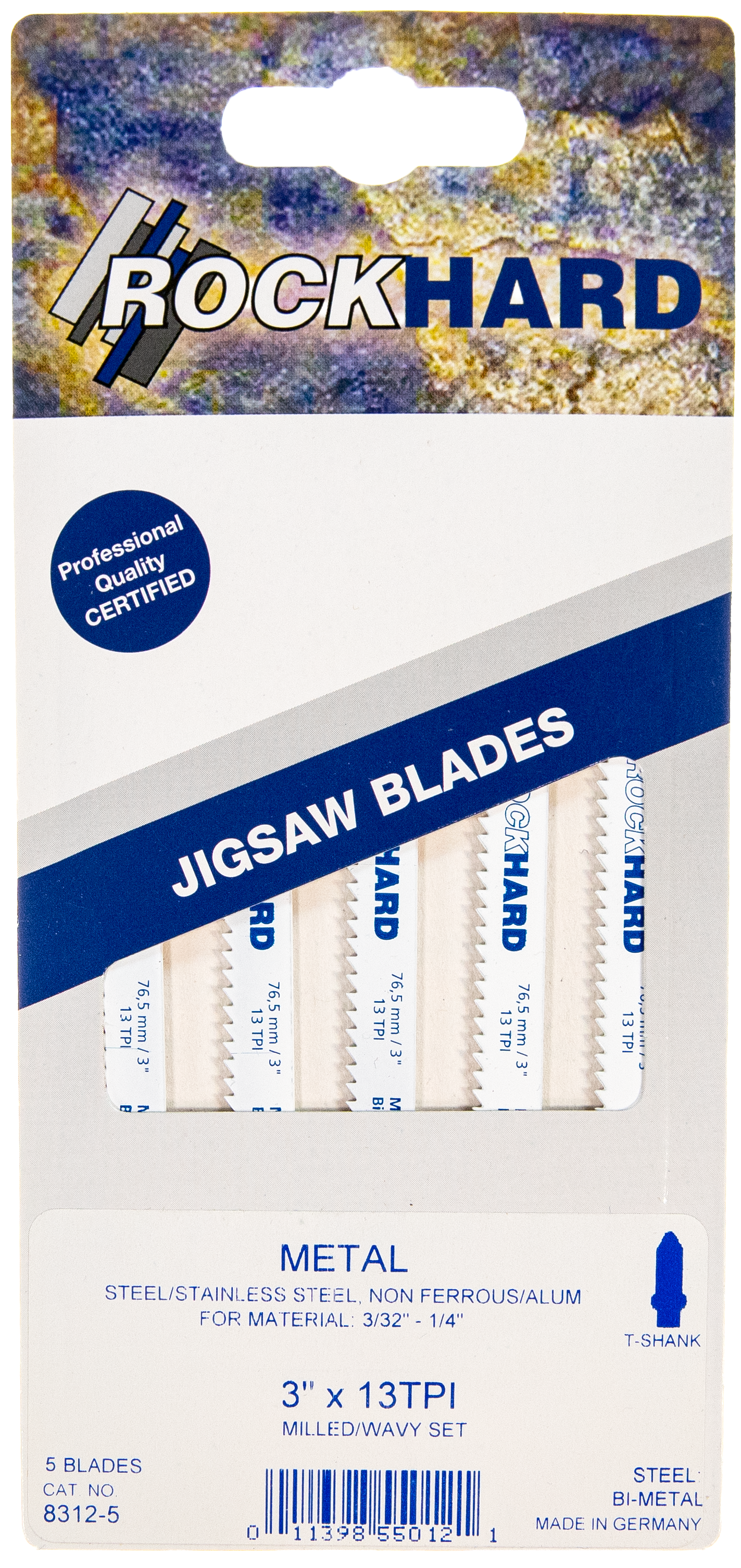 Rockhard Tools Jigsaw Blades with Bosch® Shank