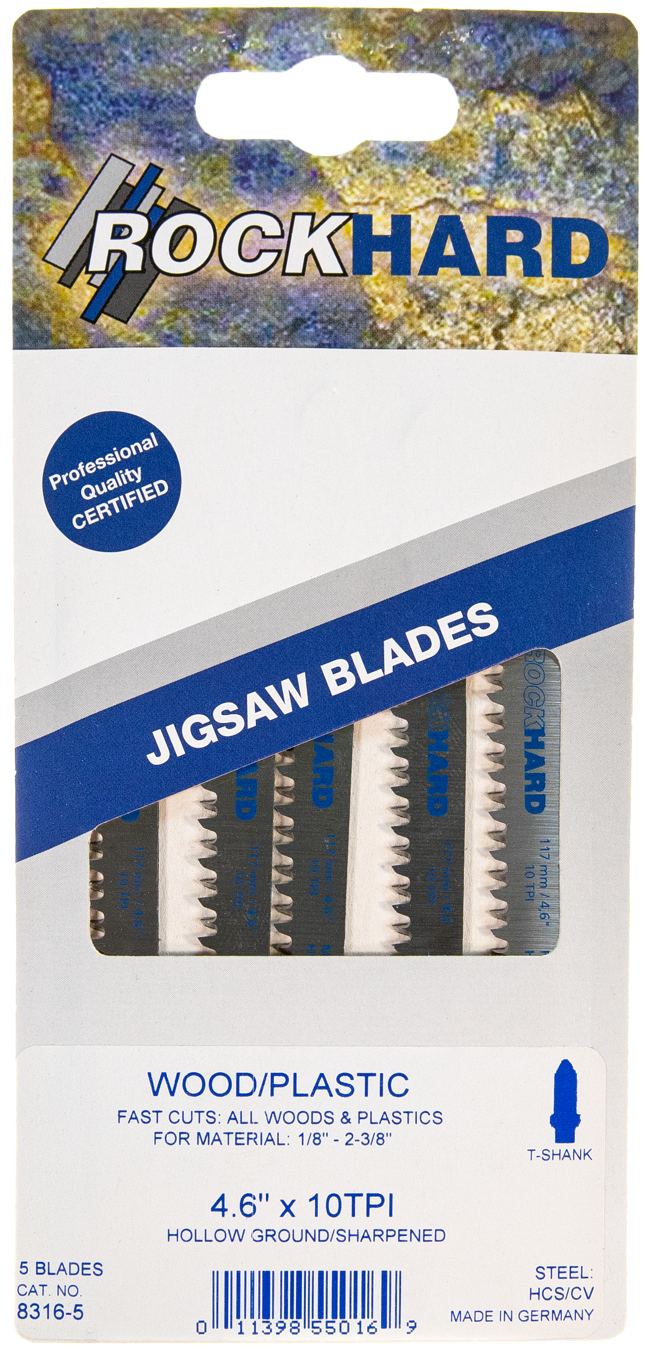 Rockhard Tools Jigsaw Blades with Bosch® Shank