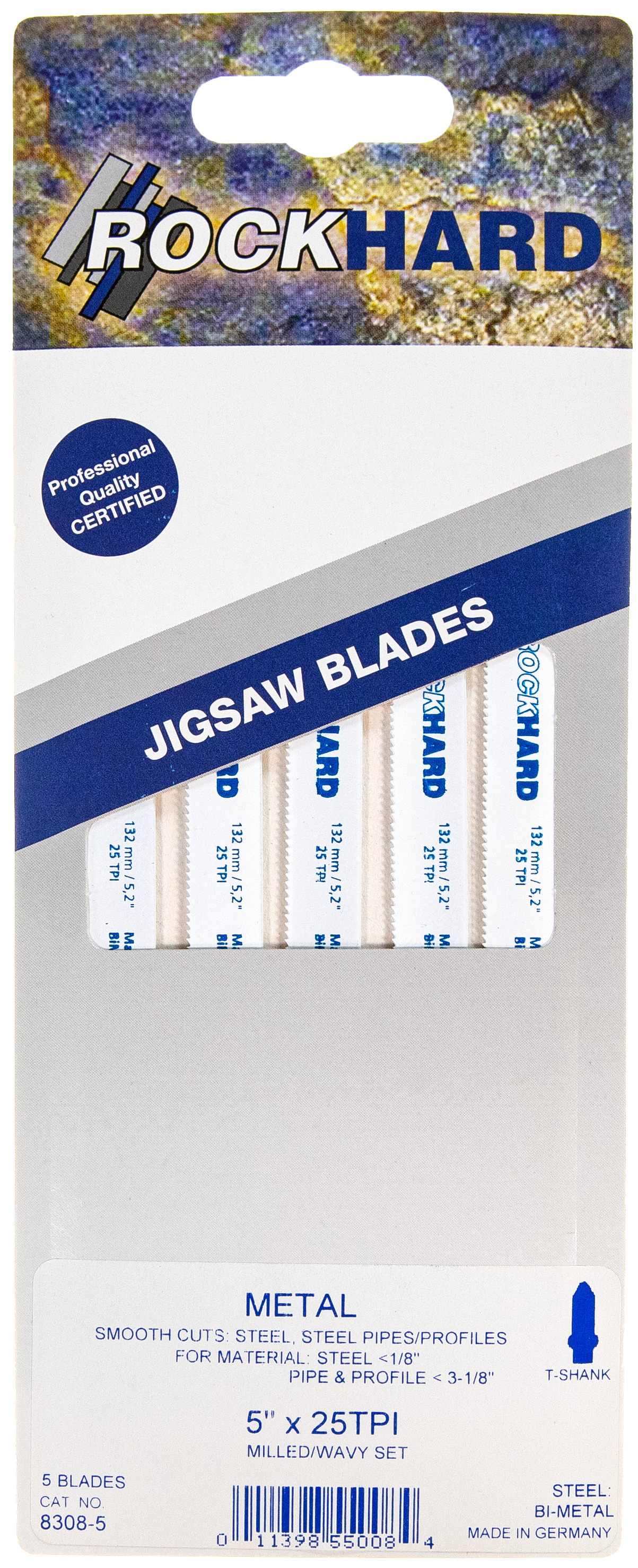 Rockhard Tools Jigsaw Blades with Bosch® Shank