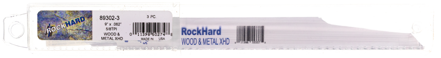 Rockhard Tools Extra Heavy-Duty Bi-Metal Reciprocating Saw Blades